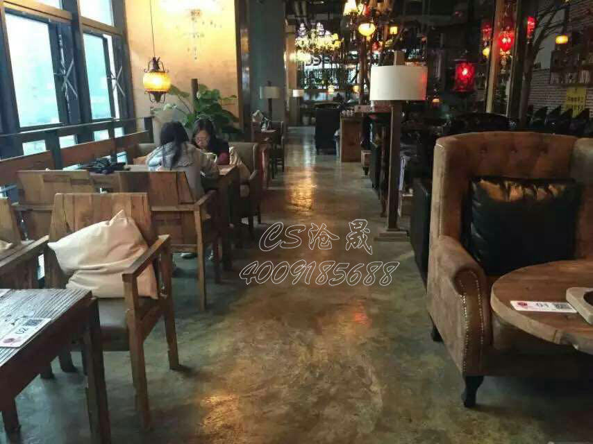 咖啡廳復(fù)古地坪漆 咖啡廳復(fù)古地坪漆